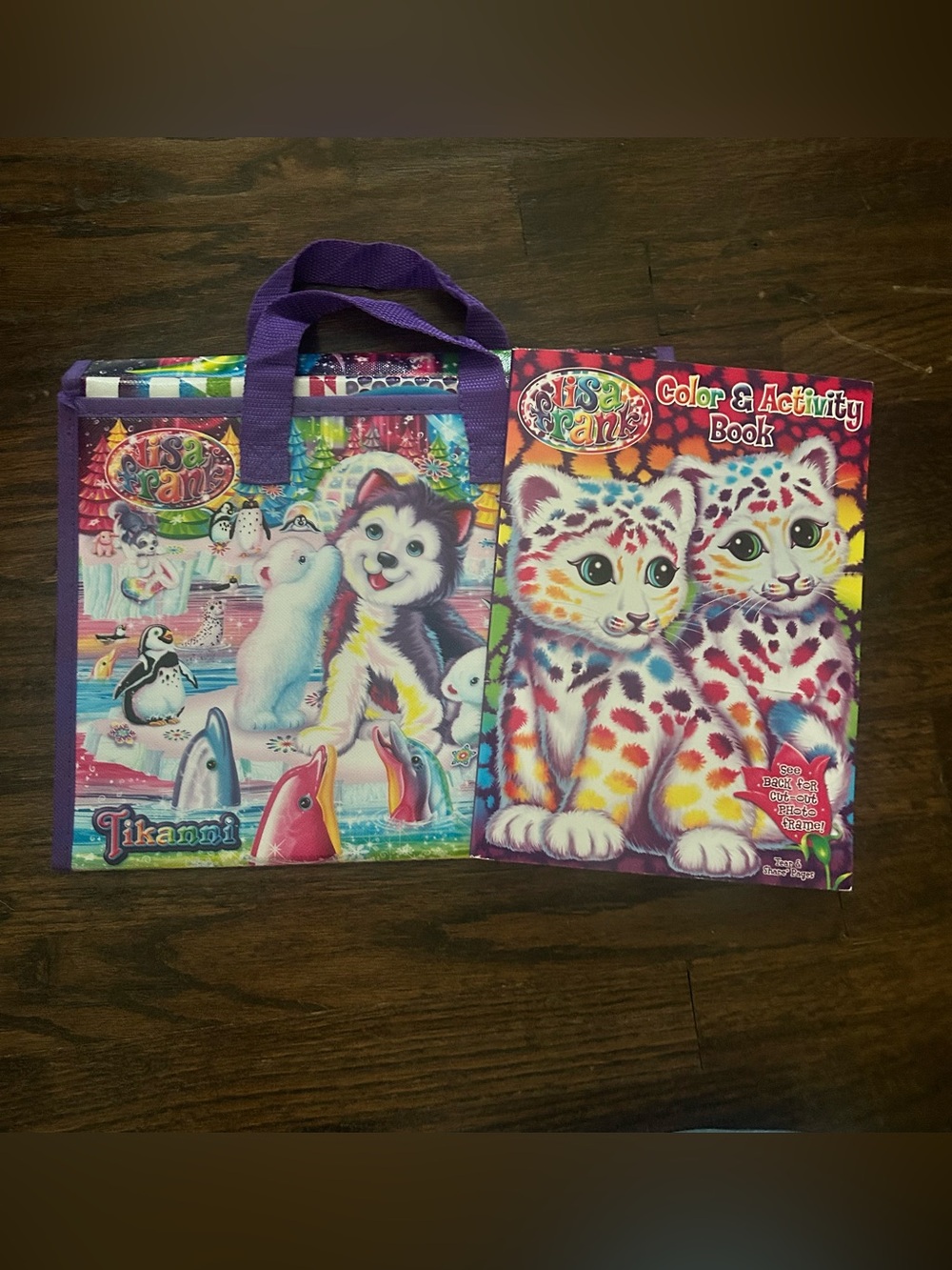 2022 Lisa Frank Tikanni Trifold Portfolio & Color & Activity‎ Book